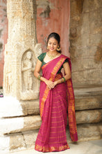 Janaki Sungudi Cotton Saree – Handcrafted Madurai Sungudi Saree in Soft Cotton