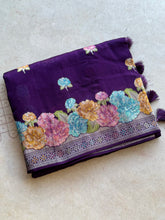 Nijaruna - Pure Matka Silk Saree With Meenakari Floral Weaving
