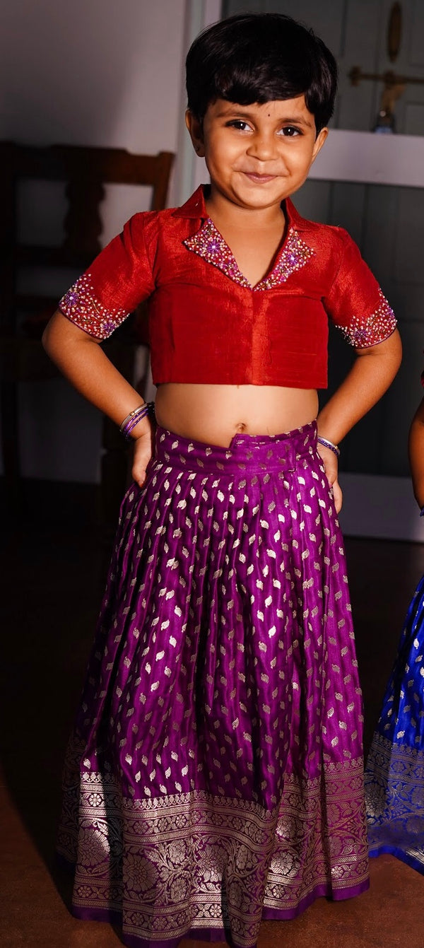 Esha - Crop Top and Skirt Occasion Edit