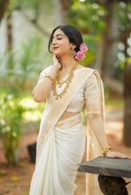 Adhya - Pure Cotton Saree | Onam Edit