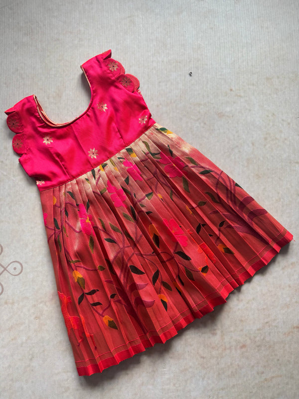 Paithani Frock
