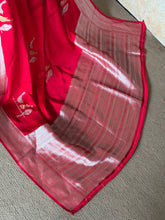 Maithili - Mushru Satin Silk Raw Mango Brand Inspired Saree