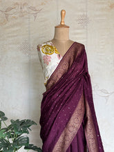 Nijaruna - Pure Matka Silk Saree With Mirror Embellishments