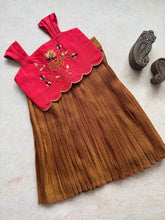 Brocade Crop Top and Skirt