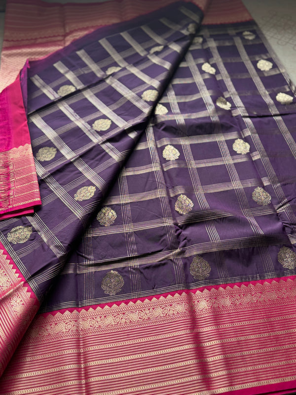 Semi Kanchi Silk Saree