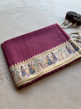 Madhubani - Hand-Painted Madhubani Inspired Tussar Saree