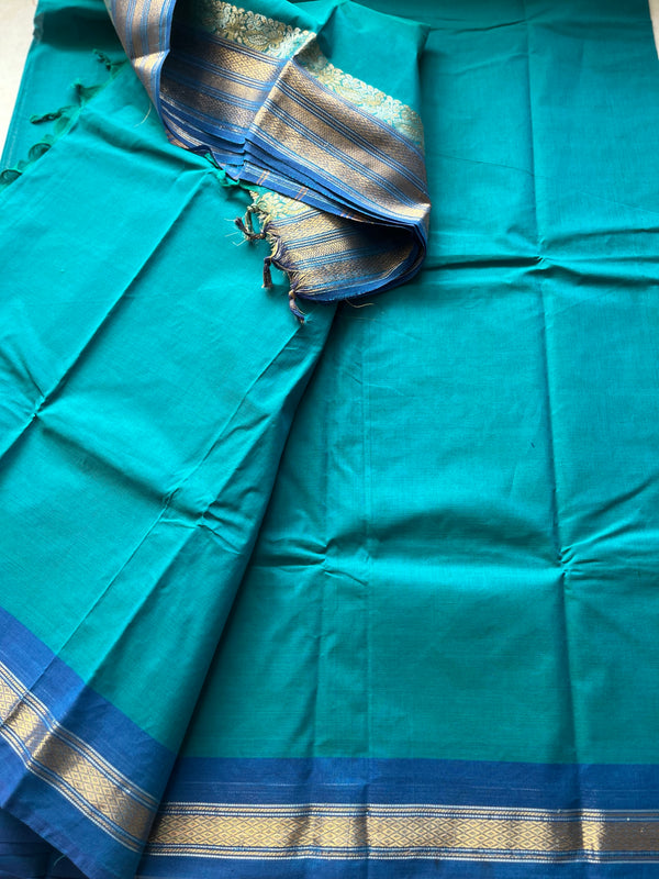 Chettinad Cotton Saree - Pongal Collection