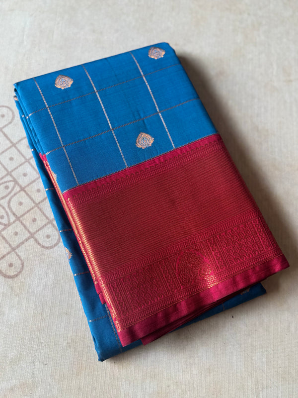Semi Kanchi Silk Saree