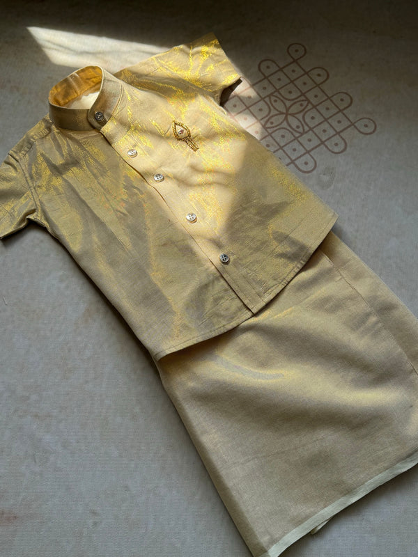 Boys Customisable Dhoti and Shirt