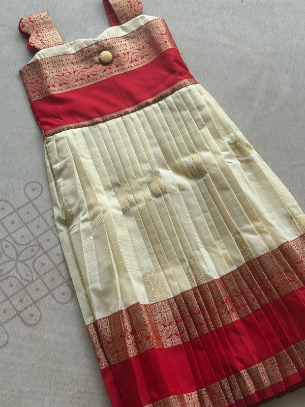 Ziva - Kids Vegan Silk Long Dress Onam Edit Express