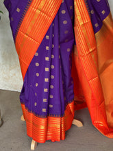 Semi Kanchi Silk Saree – Green & Pink Saree