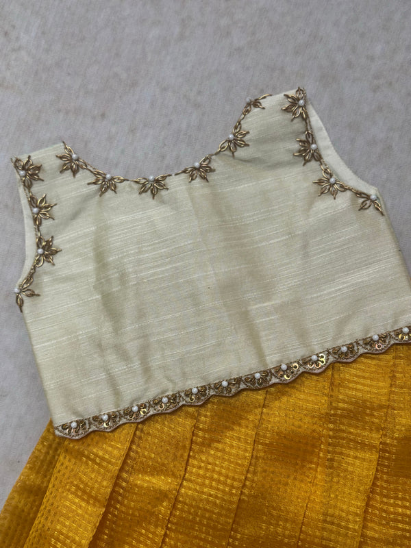 Glass Tissue Crop top and skirt  - Festive Styles