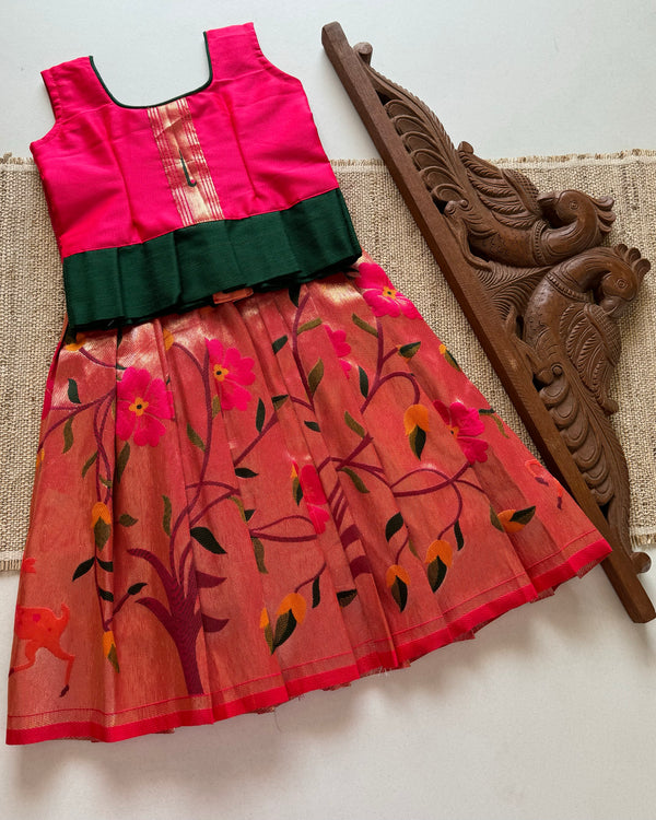 Paithani - Just born bodice skirt and top