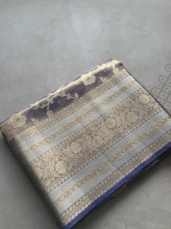 Pure Molten Gold Tissue Saree