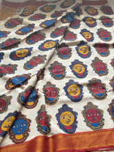 Mangalgiri Pen Kalamkari Saree