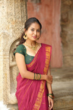 Janaki Sungudi Cotton Saree – Handcrafted Madurai Sungudi Saree in Soft Cotton