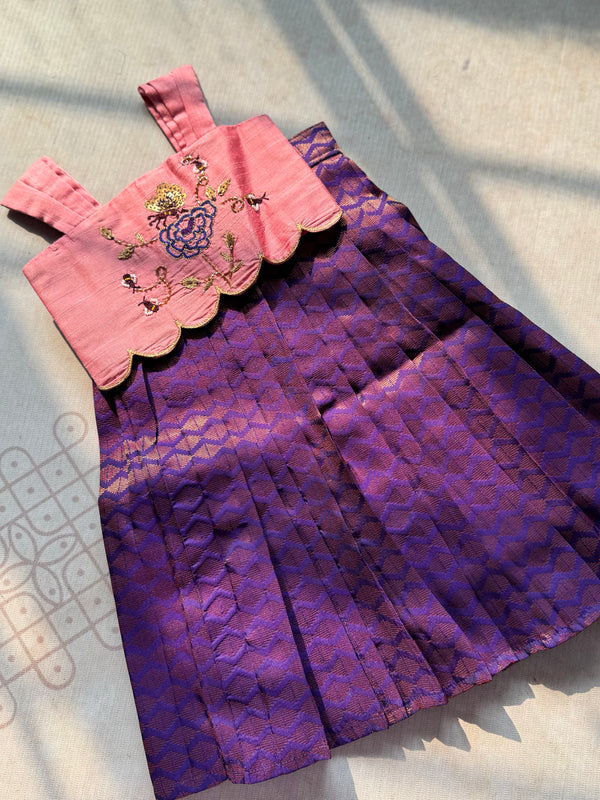 Brocade Crop Top and Skirt - Express