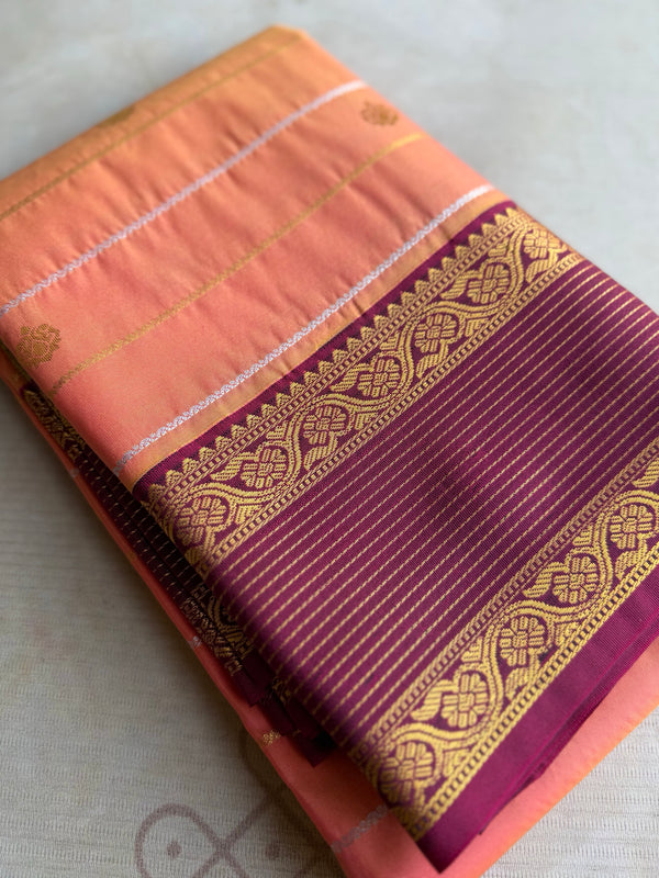 Semi Kanchi Silk Saree