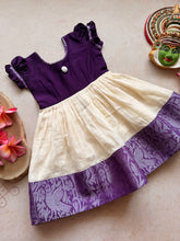 Nakshatra Kids Cotton Frock - Onam Edit