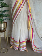Mul Cotton Saree With Zari Accents