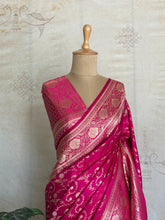 Mushru Katan Pure Banarasi Saree