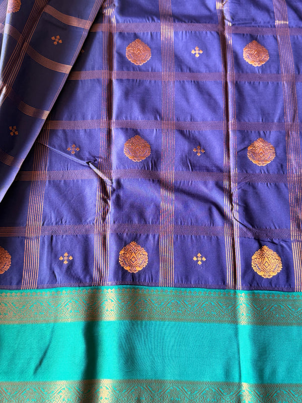 Semi Kanchi Silk Saree