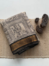 Mangalgiri Pen Kalamkari Saree