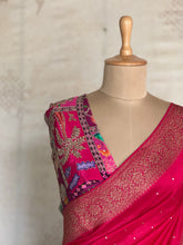 Nijaruna - Pure Matka Silk Saree With Mirror Embellishments