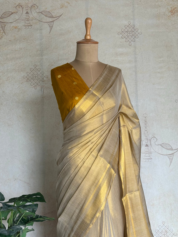 Mul Cotton Saree - Onam Edit