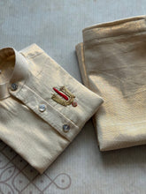 Boys Traditional Dhoti and Shirt with Vishnu Namam – Wedding & Temple Wear