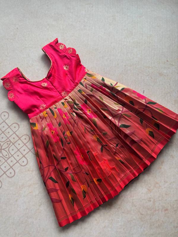 Paithani Frock