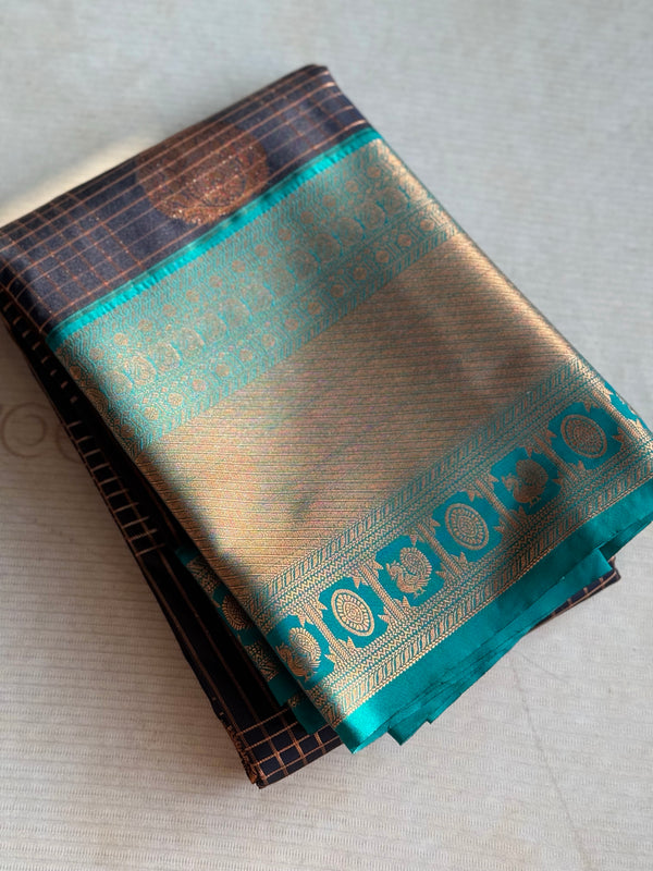 Semi Kanchi Silk Saree