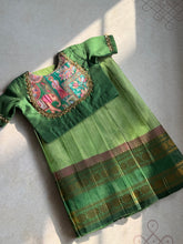 Taara Embroidered Crop Top with Kanchi Cotton Skirt – Handcrafted Ethnic Set