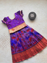 Skirt with bodice and peplum top - RedViolet