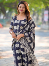 Kalamkari Cotton - Kurta + Dupatta