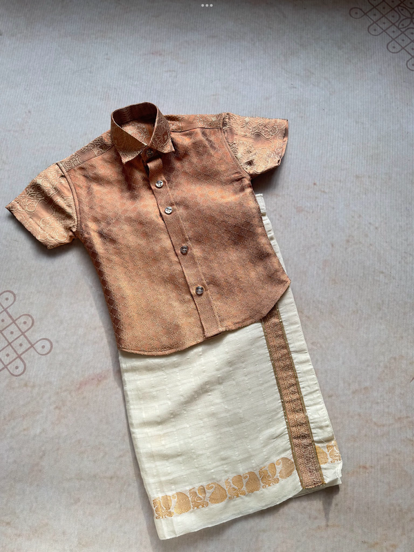 Boys Dhoti and Shirt - Onam Edit Express