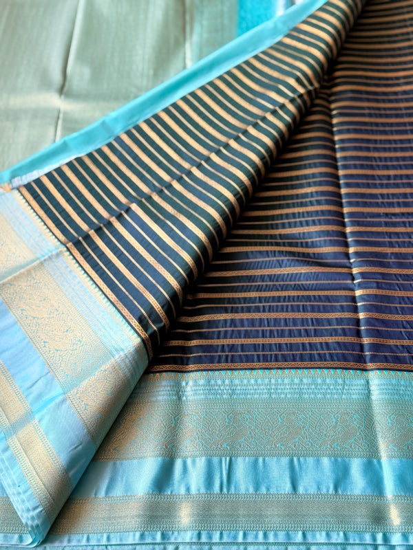 Semi Kanchi Silk Saree