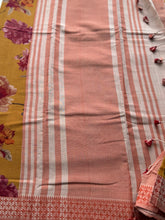 Kadhi Cotton Saree with Kalamkari Print