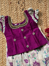 Banarasi Skirt with bodice and embroidered top