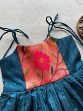 Kids Girl Dress - Paithani x Tussar Silk