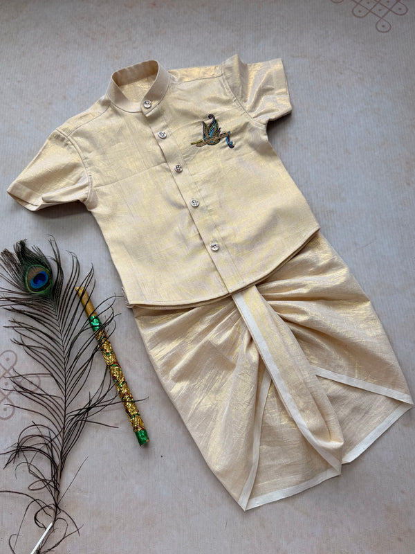 Boys Customisable Dhoti and Shirt
