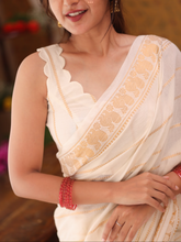 Veldhari Scallop Cotton Blouse