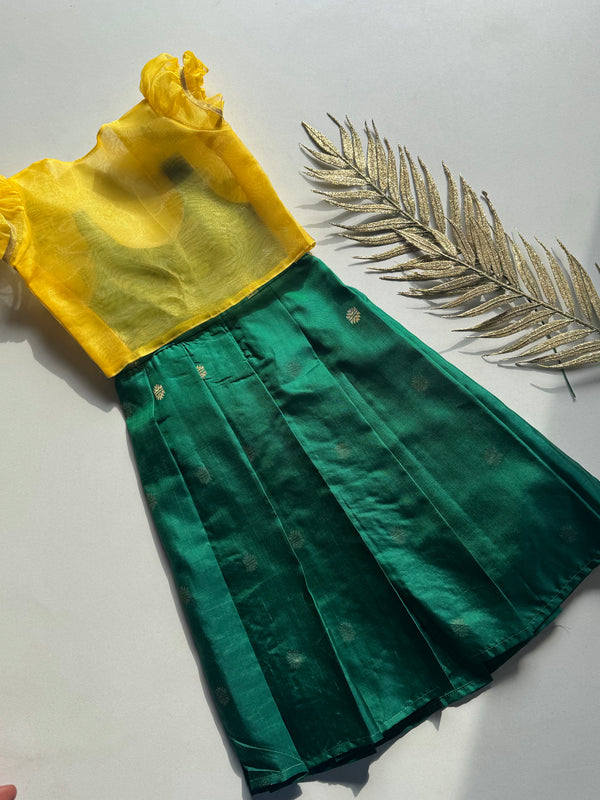 Prakruthya - Pure Kanjivaram Kids Dress