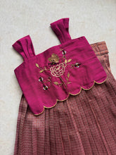 Brocade Crop Top and Skirt