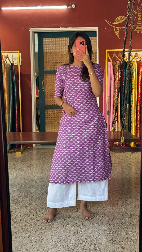 Bavana Cotton Kurta - Express