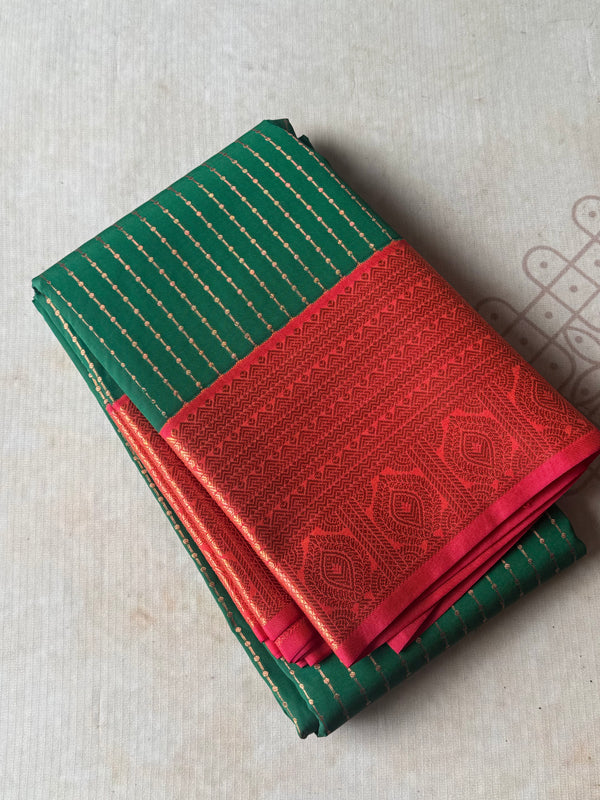 Semi Kanchi Silk Saree