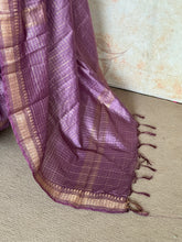 Ritambhara - Soft Tussar Zari Checks Saree