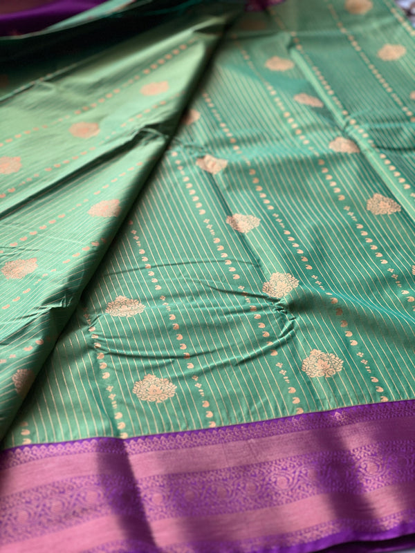 Semi Kanchi Silk Saree