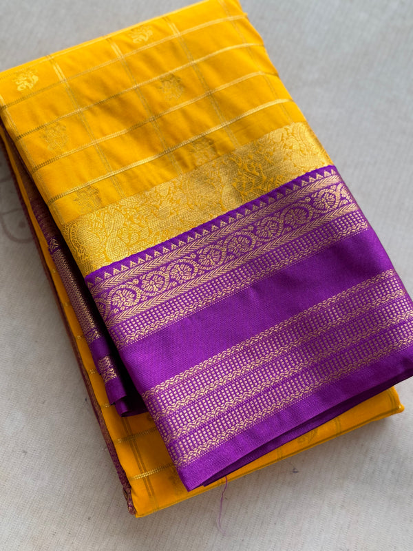 Semi Kanchi Silk Saree