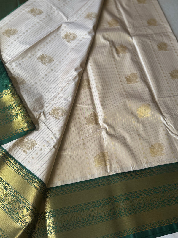 Semi Kanchi Silk Saree